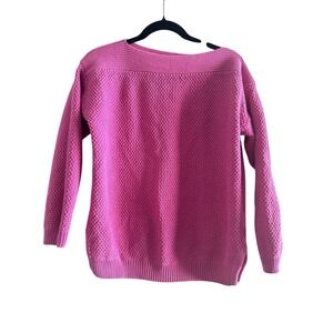 Lauren Ralph Lauren Knit Sweater Sz M Feminine Boat Neck‎ Preppy Mature Love